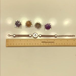 Snap Bracelet with four snaps
